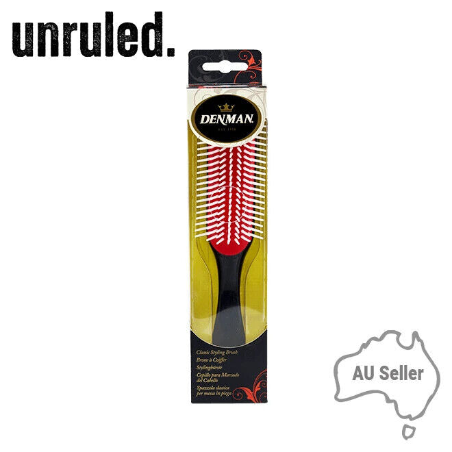 DENMAN D3 CLASSIC STYLER BRUSH BLACK - Genuine